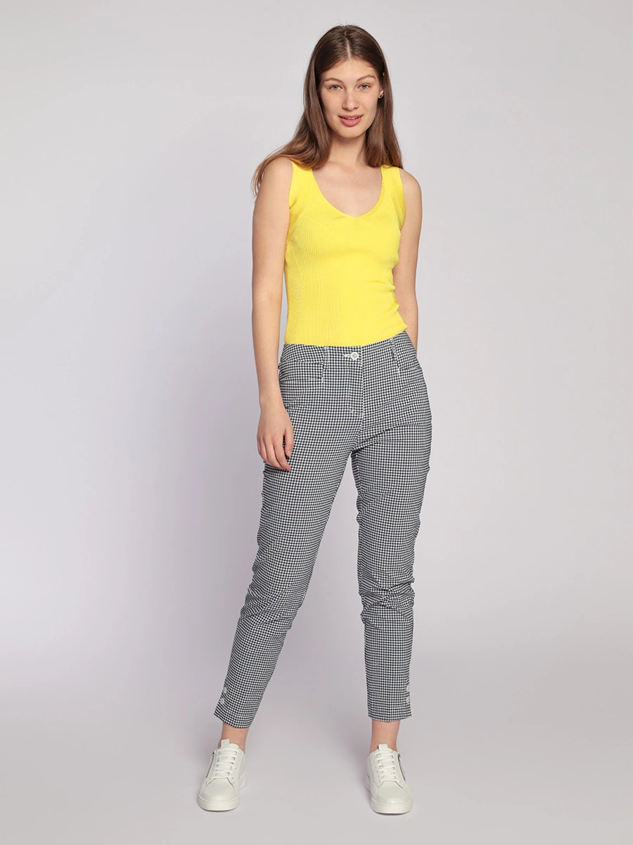 Брюки Muenster длиной 7/8 в клетку